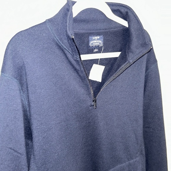 NWT J.Crew Authentic Fleece Pullover Size Medium - Picture 4 of 8